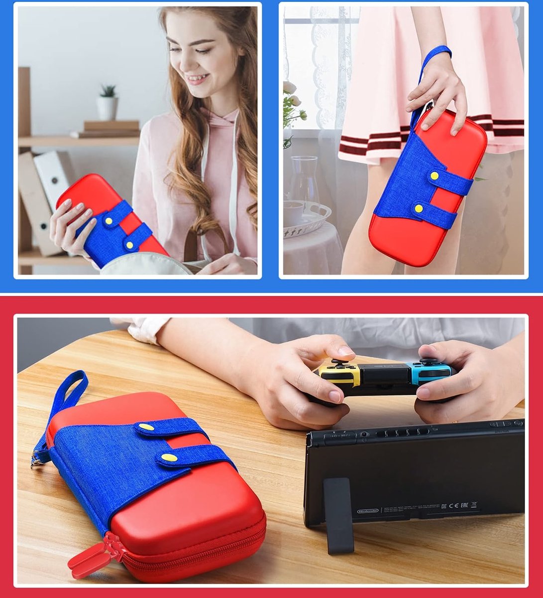 Nintendo switch case Nintendo switch draagtas Nintendo switch hoes Bescherm...