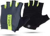 Gants de cyclisme Rogelli Pace - Unisexe - gris / noir / vert