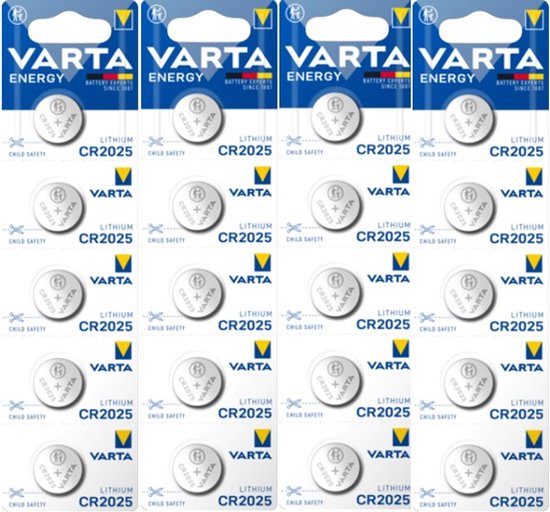 Varta Energy - Lithium CR2025 - 20 pack
