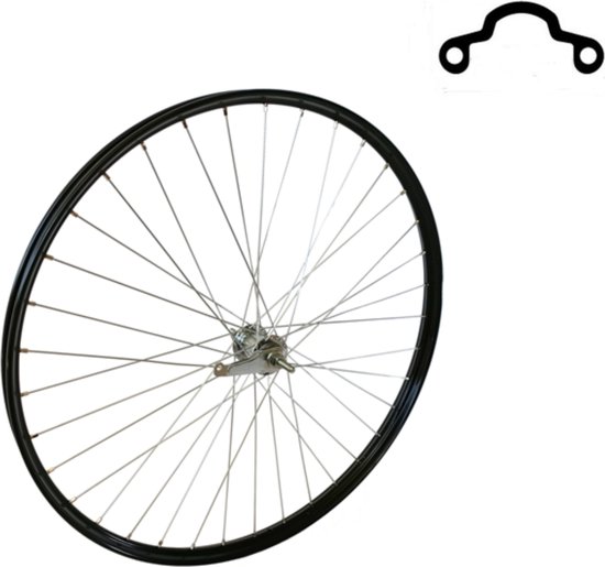 Amigo Roue Arriere 28 Pouces Frein a Retropedalage Acier 36g Noir bol
