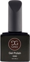 Gelzz Gellak - Gel Nagellak - kleur Art Deco G082 - BruinRoodRoze - Dekkende kleur - 10ml - Vegan