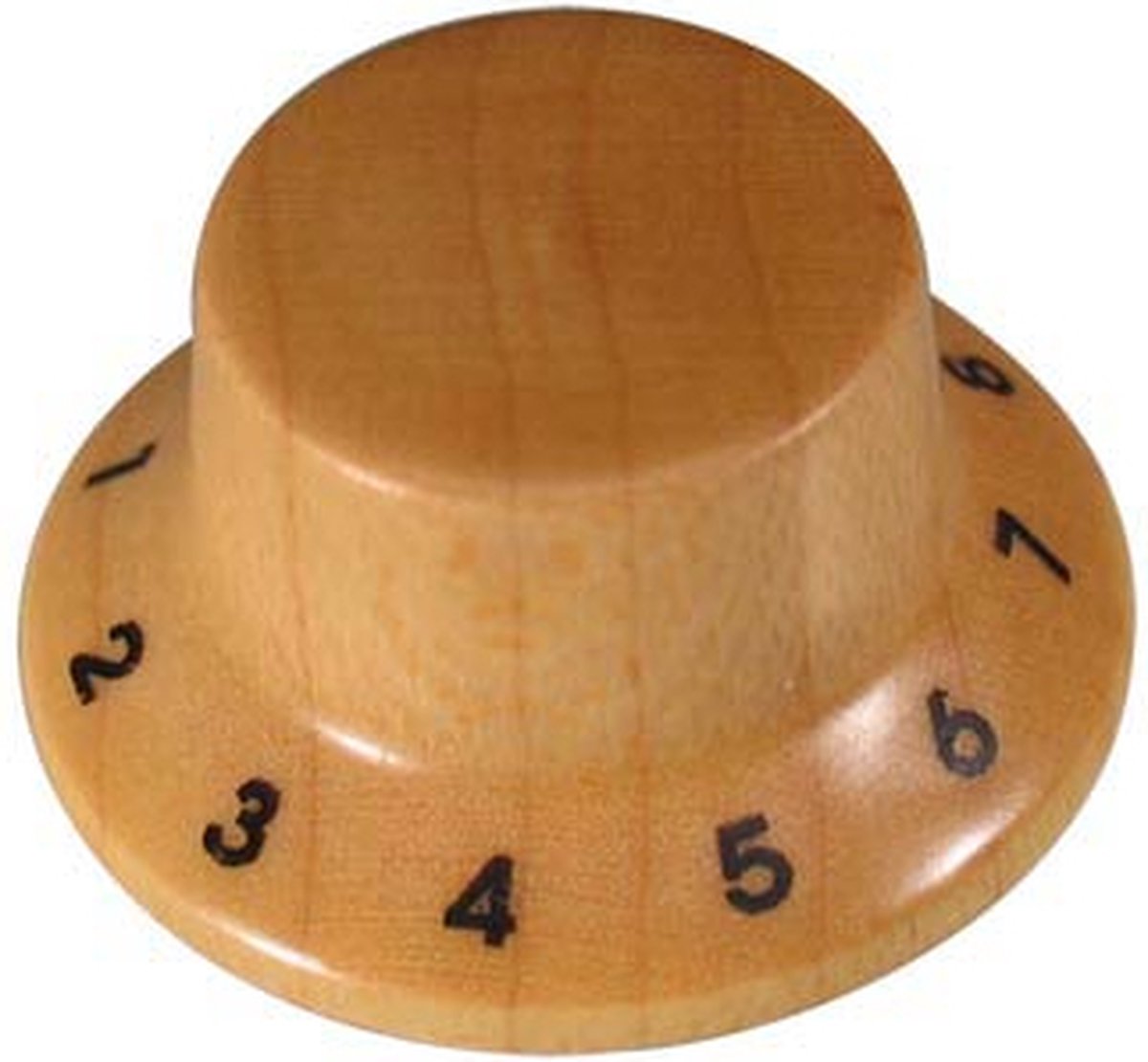bell knob, wood, Stallion, 25x13mm, maple