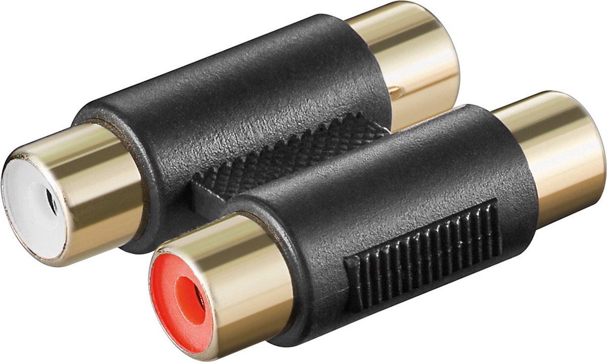 Goobay Tweevoudige cinch-adapter 2 x poort naar 2 x poort