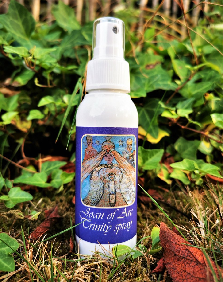 Goedkoopste Joan of Arc Trinity Spray - Magical Aura Chakra Spray - In the Light of the Goddess by Lieve Volcke - Auraspray -100 ml