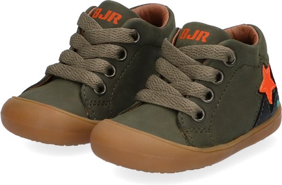 Bunnies JR 221551-169 Baskets pour femmes Hautes Garçons - Vert - Nubuck - Lacets