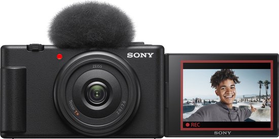 Onschuld medeleerling belegd broodje Sony Vlog camera ZV-1F - Digitale Camera - 4K Video - Zwart | bol.com