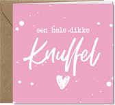 Tallies Cards - Knuffel - Color & White wenskaarten