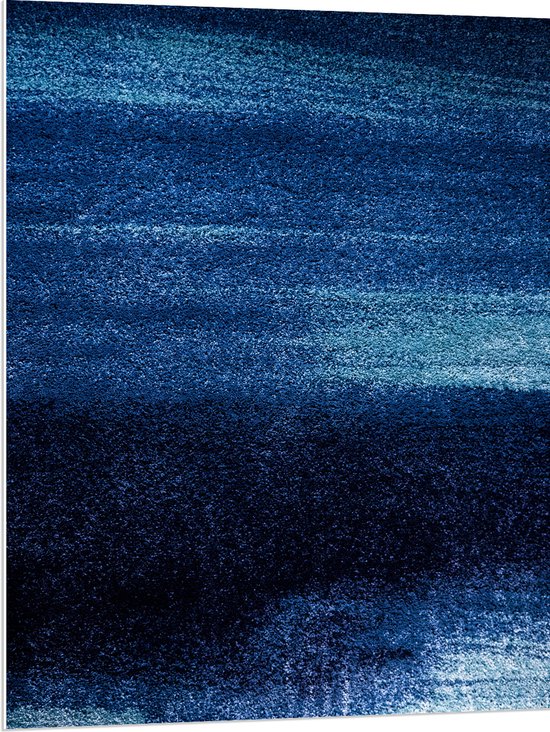 WallClassics - PVC Schuimplaat- Abstracte Blauwe Puntjes - 75x100 cm Foto op PVC Schuimplaat