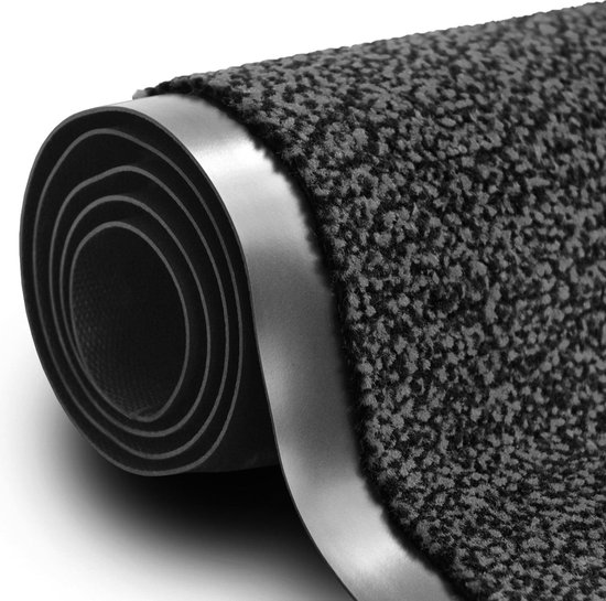 Schoonloopmat | XXXL | Droogloopmat voor binnen | 90x150 Antraciet | Anti slip deurmat