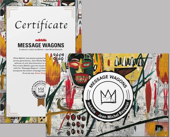 Märklin Message Wagon - H0 - 48084 - Jean-Michel Basquiat - 2nd Edition - Limited - Märklin