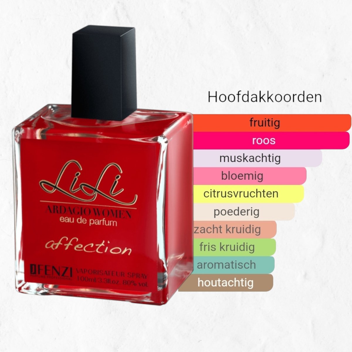 Goedkoopste Bloemig, Fruitig merkgeur voor dames - JFenzi - Eau de Parfum - Lili Affection - 100ml - 80 ✮✮✮✮✮ - Cadeau Tip !