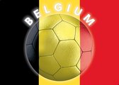 Papieren Placemats Onderleggers "België WK Voetbal Belgium" 50 stuks (30x42cm)