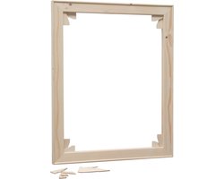 Deknudt Frames spanraam voor schildercanvas - naturel hout - 40x40 cm