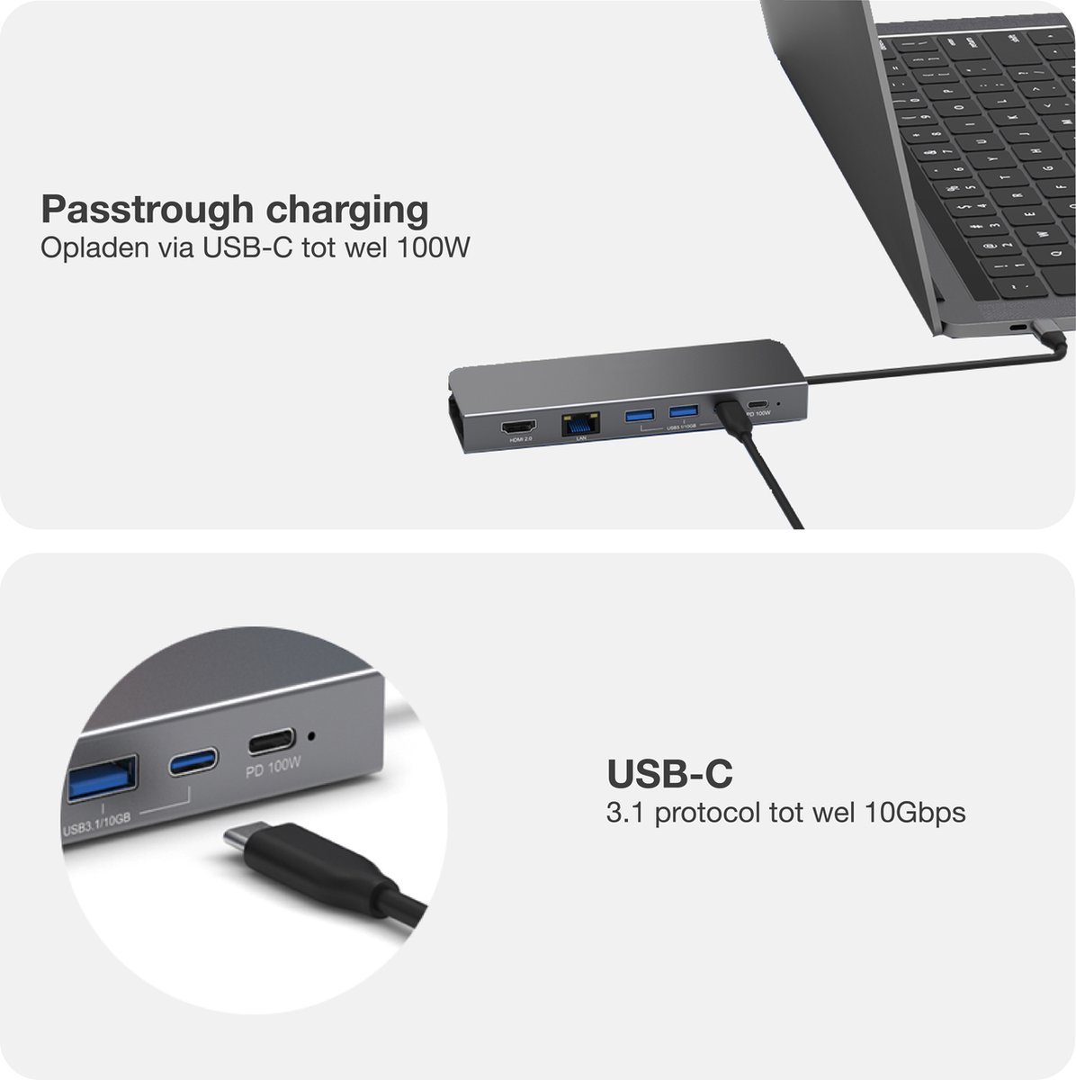 iMounts USB-C Docking Station 6-in-1 thumbnail 6