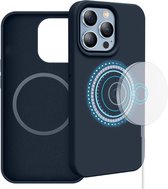 iPhone 12 | 12 Pro Siliconen Donker Blauw geschikt voor MagSafe - 6,1 inch