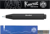 Kaweco - Stylo bille - Skyline Sport - Zwart - Avec coffret Recharges stylo bille Blauw
