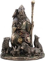 Veronese Design - beeld/figuur - Veles Slavische God van Aarde, Water en Onderwereld - Gebronsd beeld - Slavische Folklore