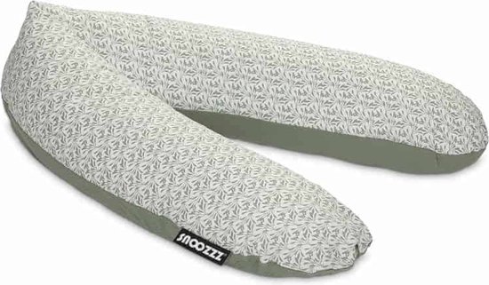 Snoozzz Voedingskussen Premium Kwaliteit - 185 Cm – Microparel Vulling Wasbare Hoes Teddy Zwart Zwart 8719699431287
