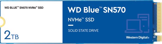 WD Blue SN570 - Interne SSD - M.2 NVMe - 2TB | bol