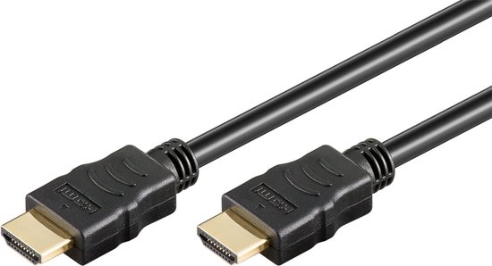 Goobay 51824, 10 m, HDMI Type A (Standard), HDMI Type A (Standard), Compatibilité 3D, 10,2 Gbit/s, Noir