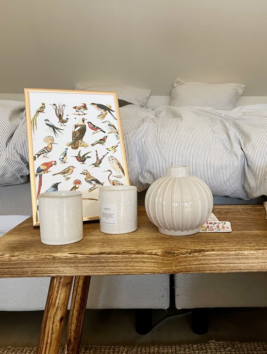 Deknudt frames cadre photo S027A5 - aluminium doré rose étroit - 40x60 cm