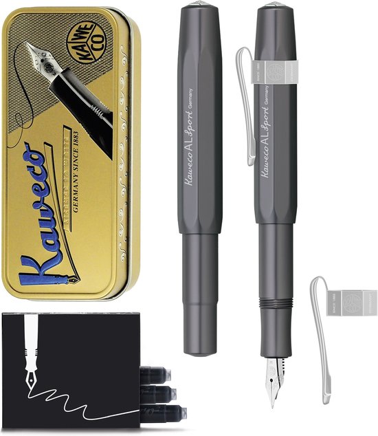 Stylo Plume EXATIME Noir Octogonal - Plume Ruthenium Point - Neuf Jamais Encré
