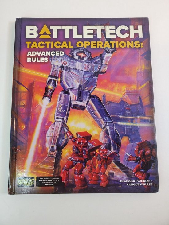 Afbeelding van het spel BattleTech Tactical Operations: Advanced Rules - EN