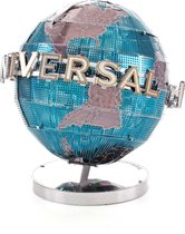3D Metaal Model - modelbouw - Wereldbol blauw