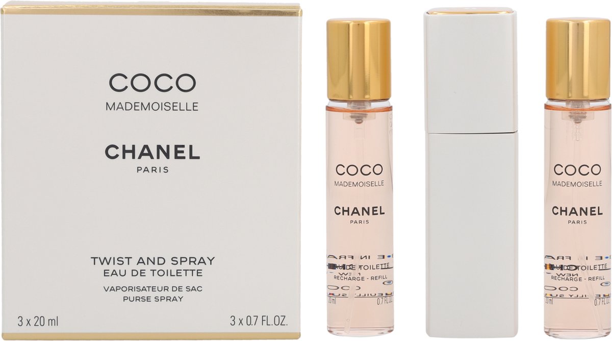 Chanel Coco Mademoiselle Geschenkset – Eau de Toilette + 2x Eau de Toilette Refill