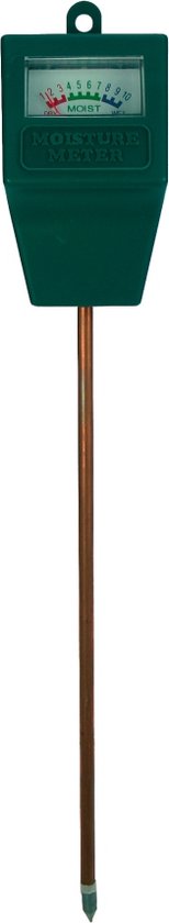 Vochtigheidsmeter / vochtmeter groen 28 cm - luchtvochtigheidsmeter - tuinartikelen / accessoires