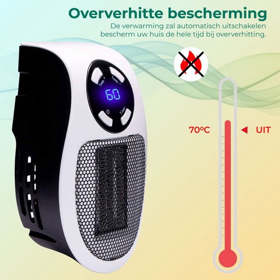 Kachels Met Ventilatorfunctie Met Een Vermogen Van 500 Tot 1000 Watt