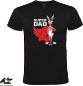 Klere-Zooi - Super Dad - Heren T-Shirt - M