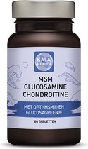 MSMGC - 60 Tabletten - MSM met toevoeging van Glucosamine en Chondroitine - Kala Health