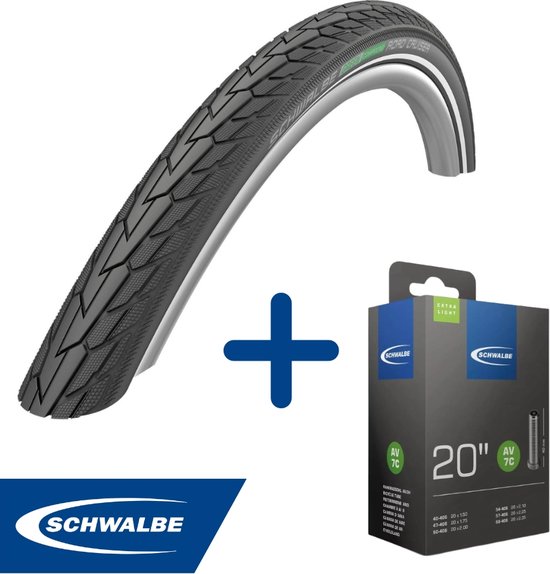 Schwalbe Road Cruiser Mountain Bicycle Tire 20 in x 1.75 in