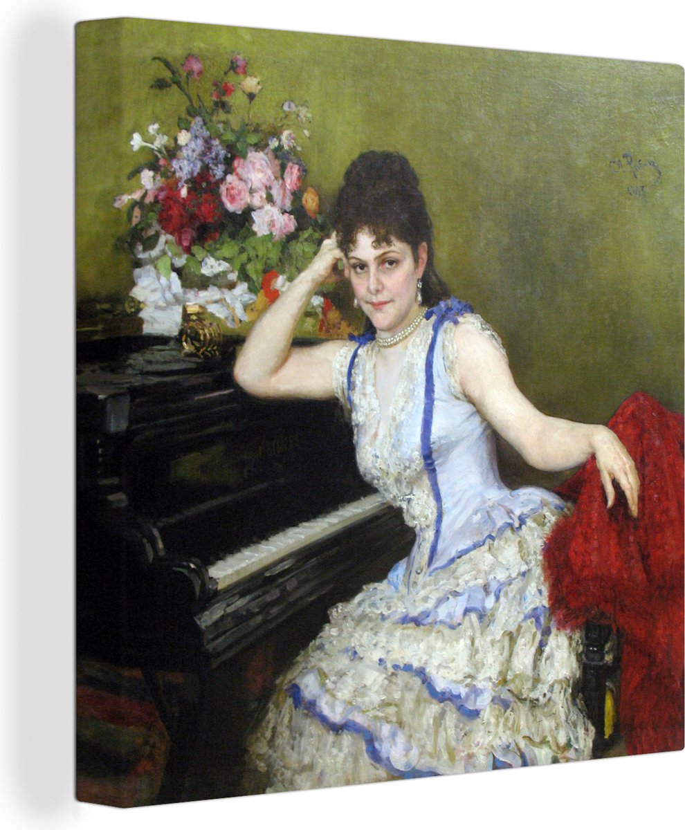 Sophie Menter Peinture par Ilya Repin 20x20 cm petit Tirage photo