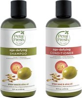 PETAL FRESH - Grape Seed & Olive Oil - Shampoo + Conditioner - 2 Pak