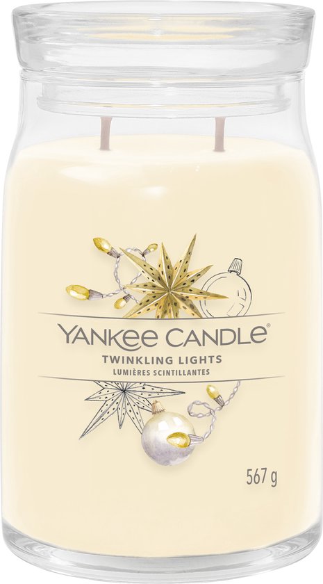 Yankee Candle - Grand pot Signature Lumières scintillantes