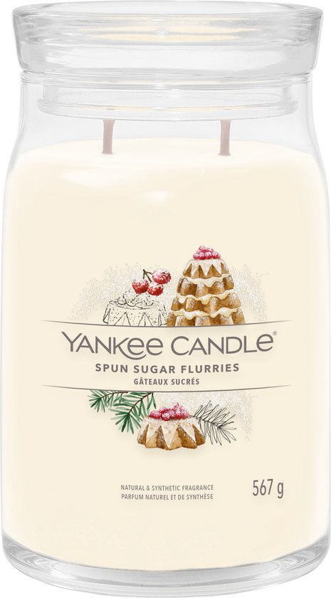 Yankee Candle - Spun Sugar Flurries Signature Large Jar