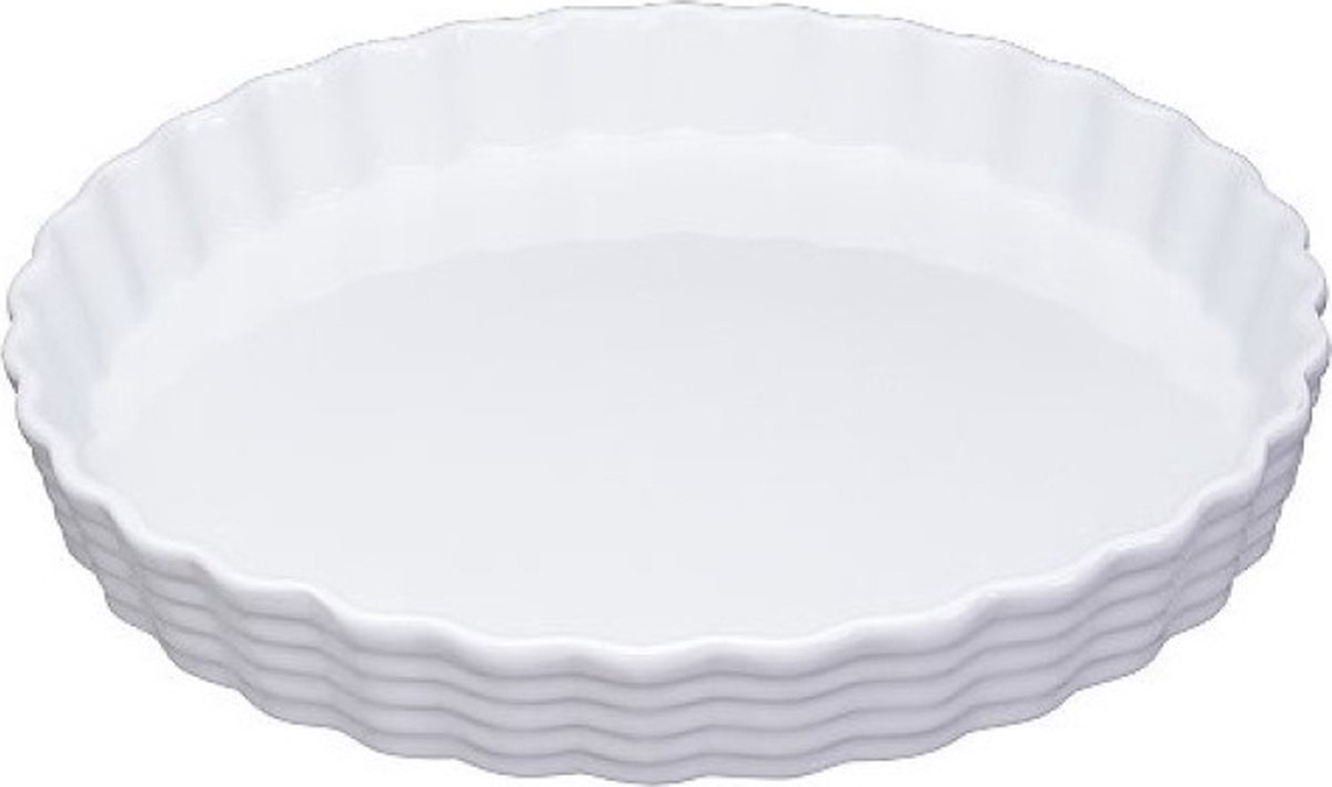 KüchenProfi Quichevorm - 30cm - Burgrund porselein