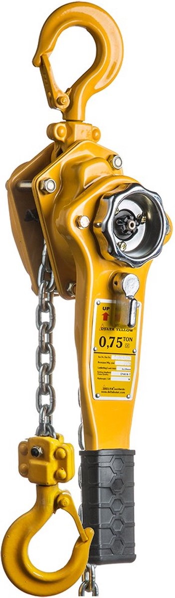 Delta DELTAYELLOW Rateltakel - 0.75 ton - hijshoogte 1.5 meter