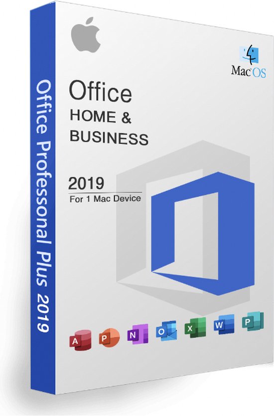 Office pakket Mac 2019 Levenslang toegang Excel Word