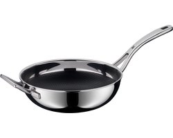 WMF Profi Resist - Wokpan - Ø 28 cm - RVS - Geschikt voor Inductie - Anti-aanbaklaag