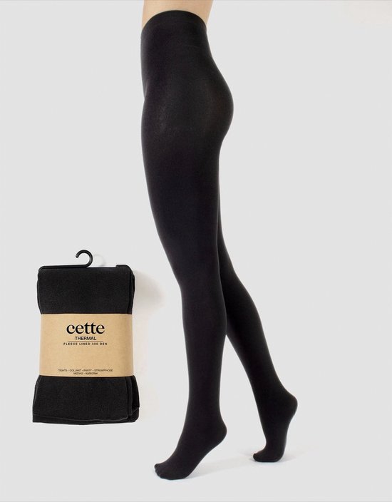 Cette Fleece Panty L/XL Thermische panty met warme fleece binnen ondoorzichtige panty bol