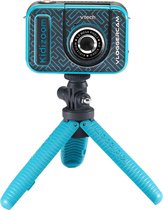 VTech KidiZoom Vloggercam - Vlog Camera Kinderen - Speelgoed - Met Animatie achtergronden - Kindercamera - Vanaf 5 tot 12 Jaar - Blauw