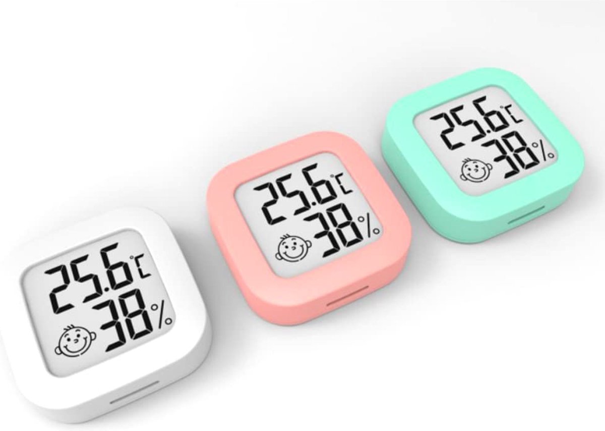 Kamerthermometer - Digitale Thermometer – Vochtigheidsmeter - Binnenthermometer