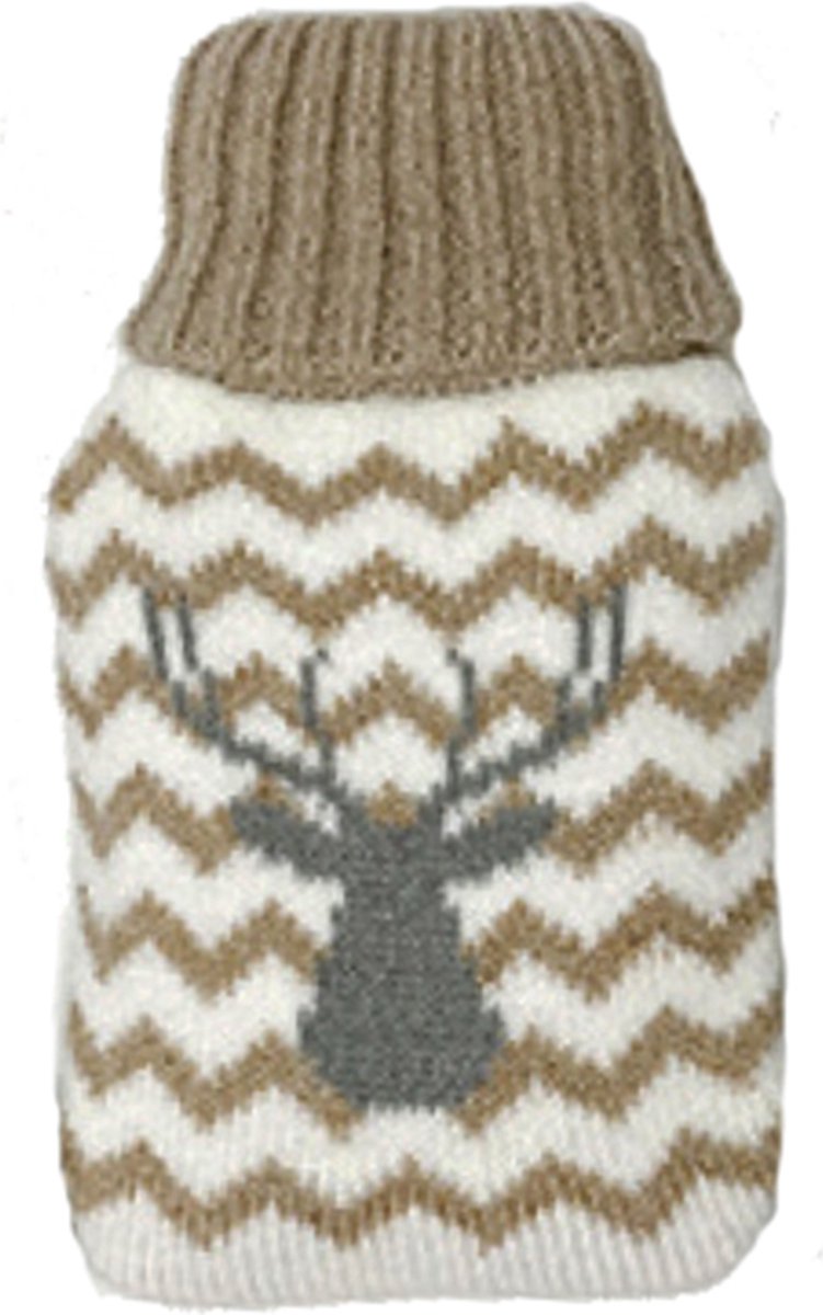 Goedkoopste Handwarmer / Zakwarmer Rendier Golf - Beige – 12x7 cm – Veilig en herbruikbaar