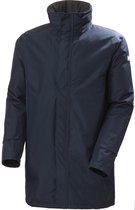 Helly Hansen Dubliner Insulated Long Jacket - Heren - Blauw - Maat XL