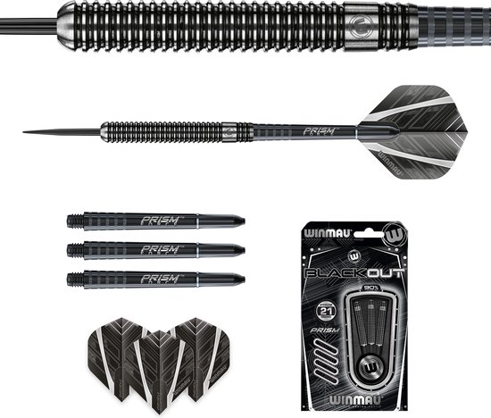 WINMAU - Blackout: Steeltip Tungsten Dartpijlen Professioneel - 21g van Winmau — afbeelding 3