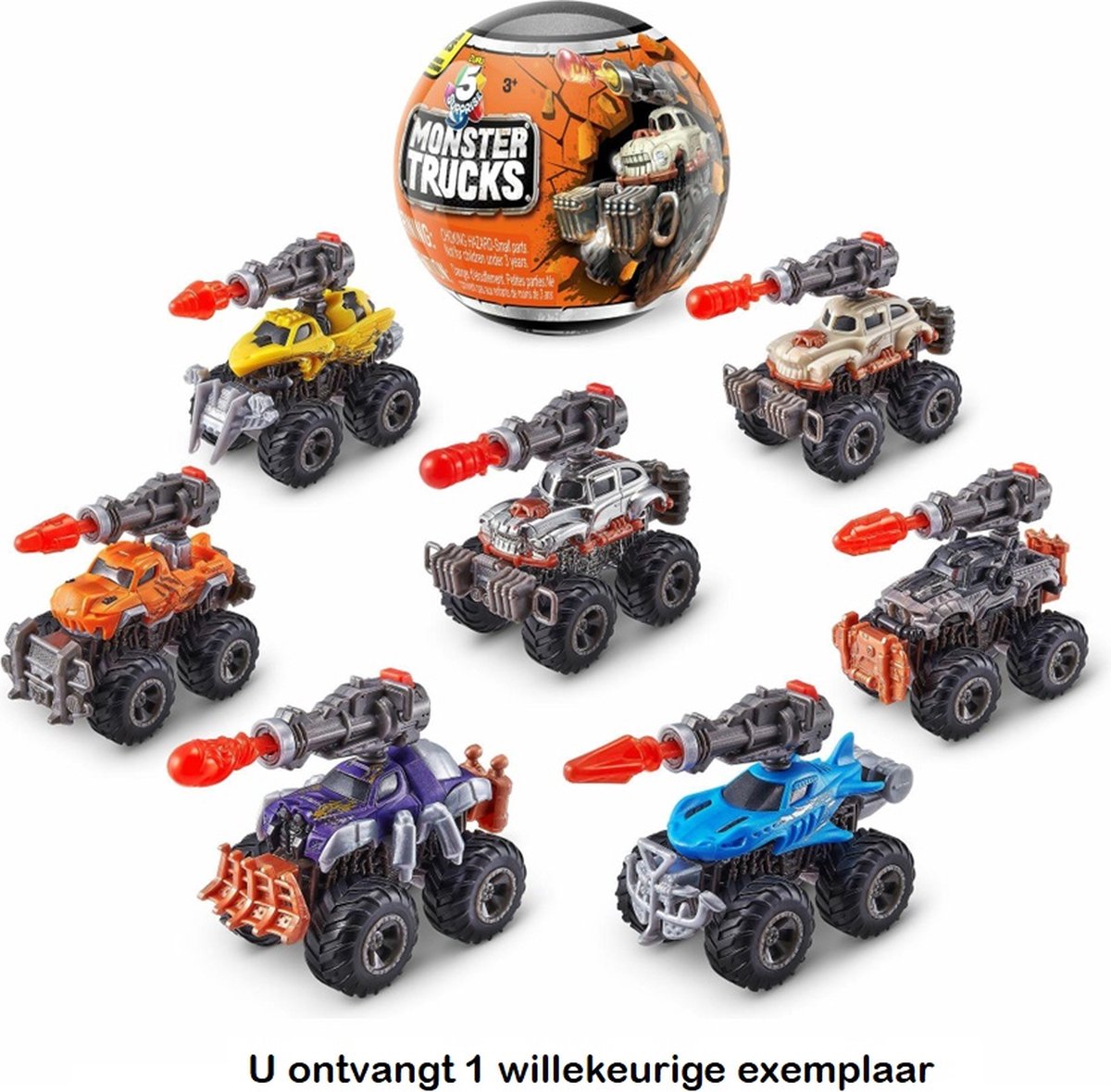 Balle surprise Zuru Monster Trucks - 1 exemplaire - Véhicule jouet pour  enfant - Die... | bol