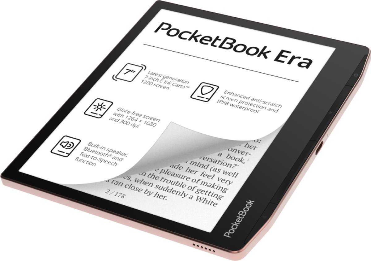 E-reader Pocketbook Era 7'' Hd Linux 1gb 16gb + Funda Shell